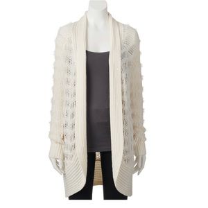 Juniors' Candie's® Chevron Cocoon Cardigan